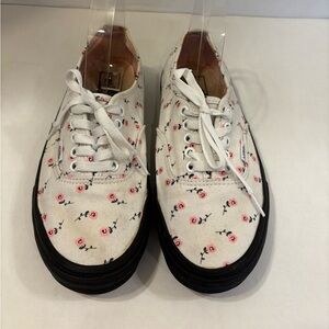 Vans Lazy Oaf limited edition flower blossom print lace-up sneakers size 9